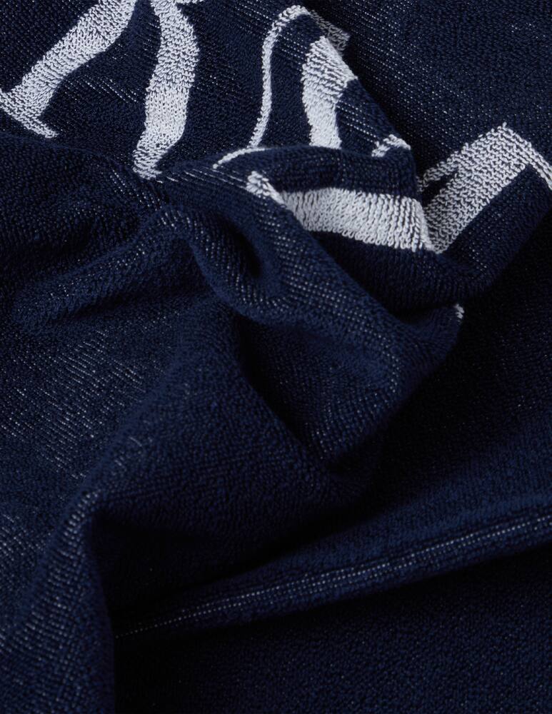 rinascente Emporio Armani Logotape sponge beach towel