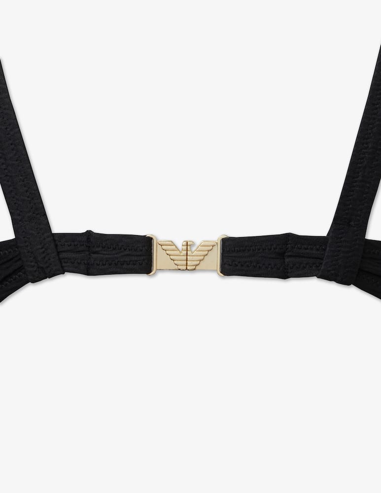 Emporio Armani Costume due pezzi a fascia con anello - immagine 2