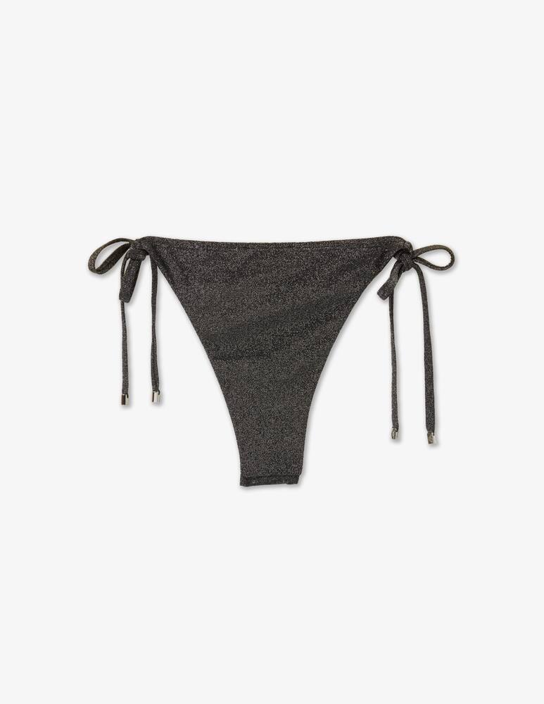 rinascente Emporio Armani Lurex swimsuit with triangle top and Brazilian bottom