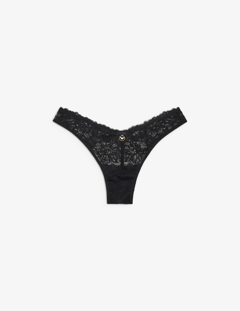 Emporio Armani Slip brasiliana in pizzo eternal - immagine 1 Emporio Armani Slip brasiliana in pizzo eternal - immagine 1