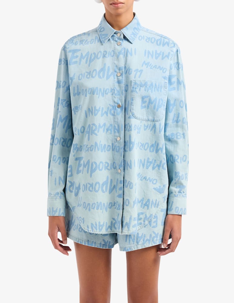 Emporio Armani Camicia in cotone - immagine 1 Emporio Armani Camicia in cotone - immagine 1