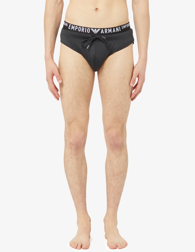 Emporio Armani Costume slip logoband - immagine 1 Emporio Armani Costume slip logoband - immagine 1