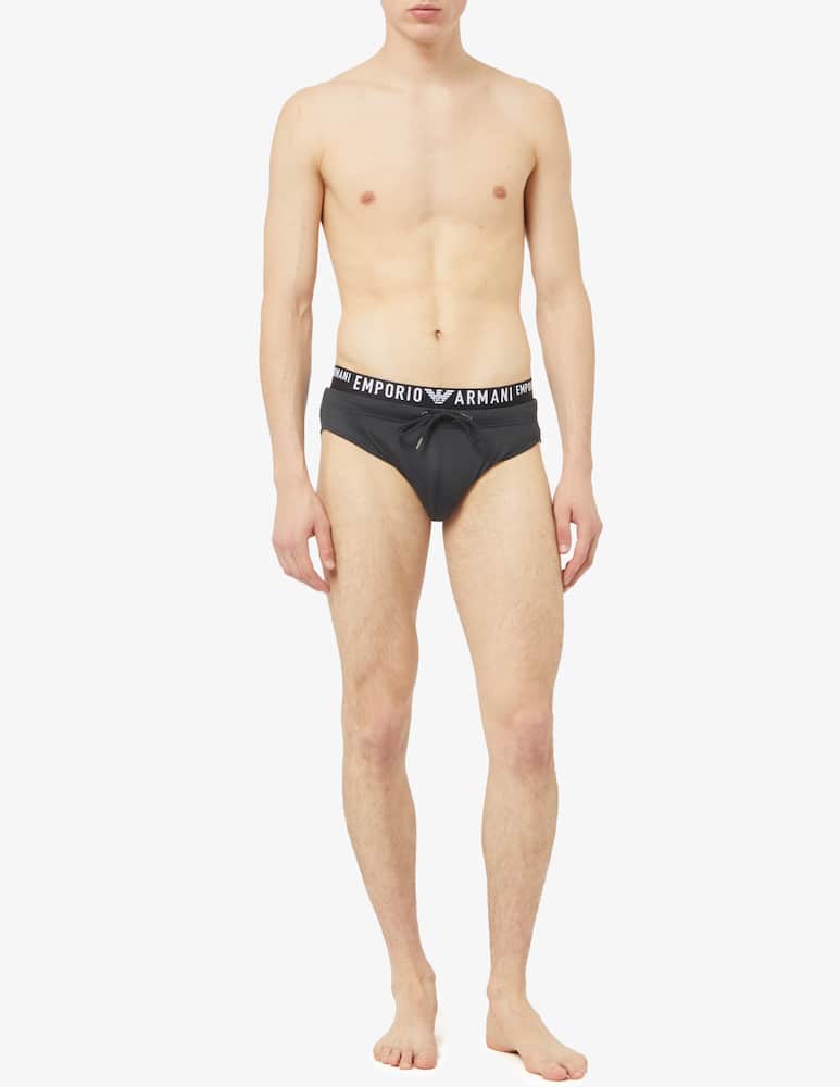 Emporio Armani Costume slip logoband - immagine 2 Emporio Armani Costume slip logoband - immagine 2