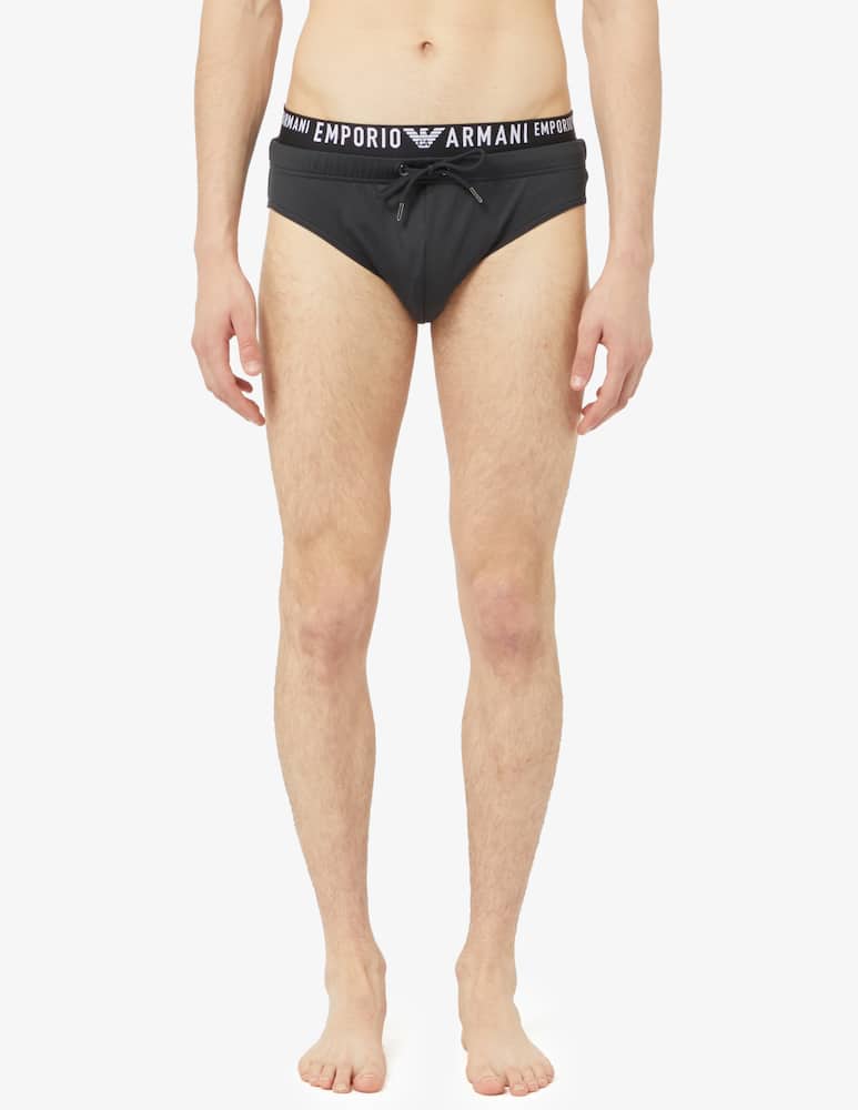 Emporio Armani Costume slip logoband - immagine 4 Emporio Armani Costume slip logoband - immagine 4