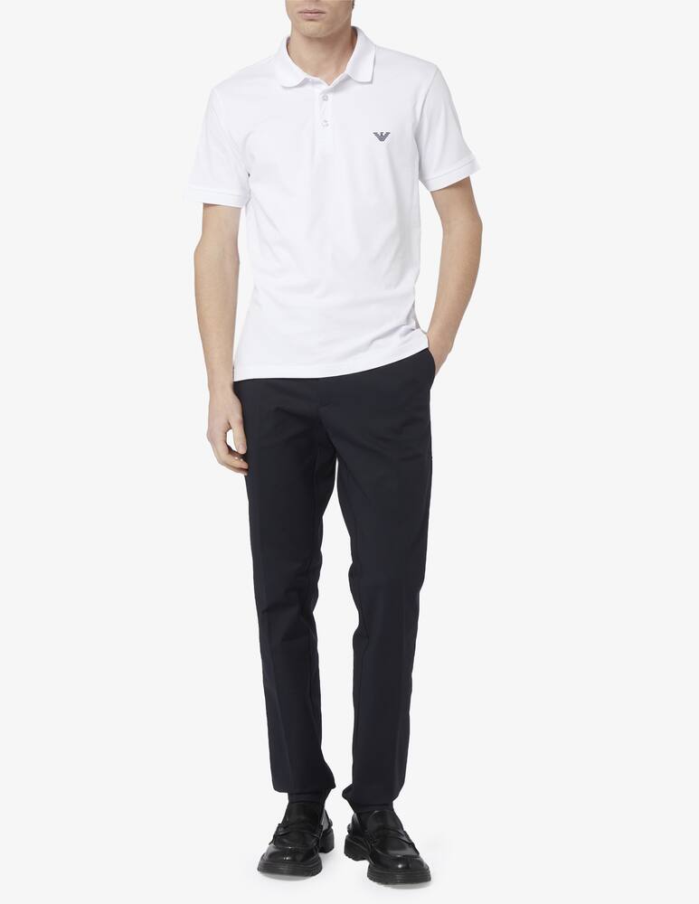 rinascente Emporio Armani Polo embroidery logo