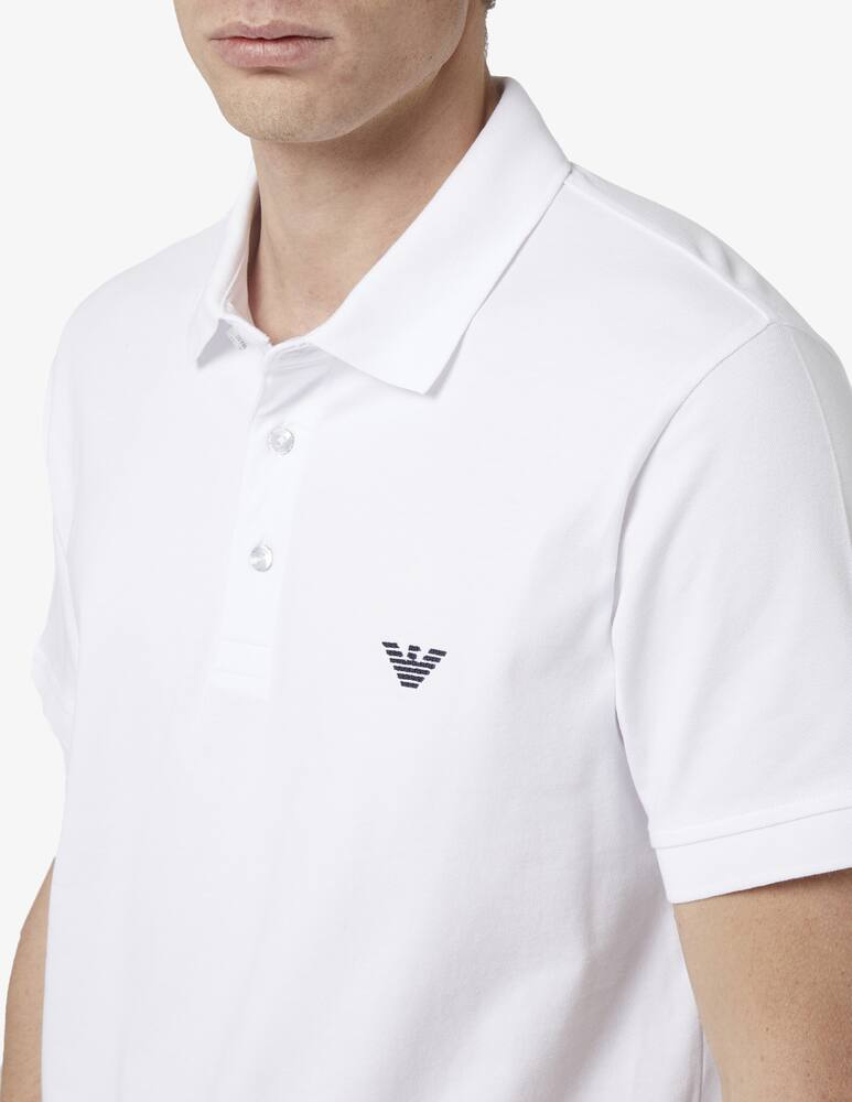 rinascente Emporio Armani Polo embroidery logo