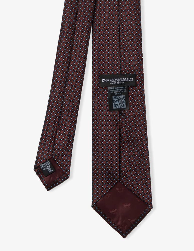 rinascente Emporio Armani Woven jacquard tie