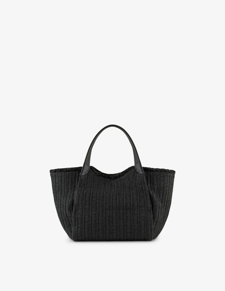 rinascente Emporio Armani Borsa shopper M in paglia