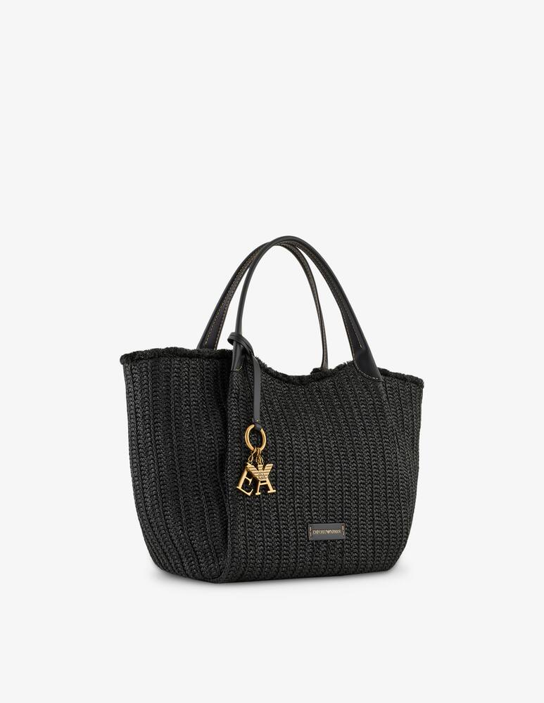 rinascente Emporio Armani Borsa shopper M in paglia