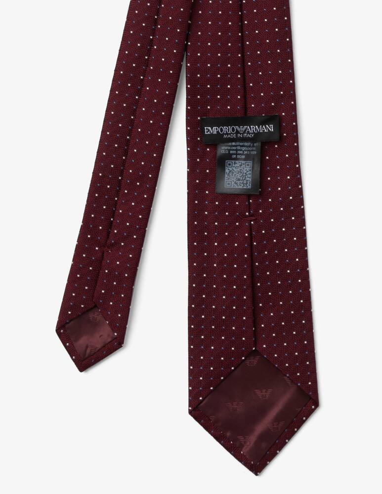 rinascente Emporio Armani Woven jacquard tie