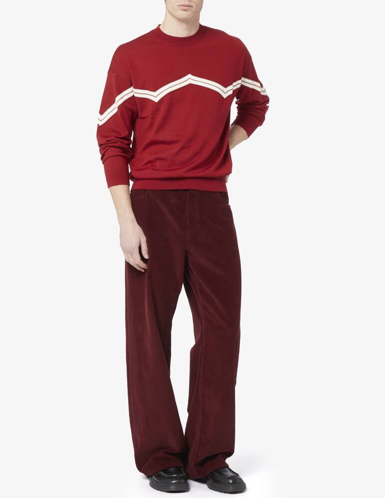 Emporio Armani Zig zag crewneck jumper - picture 2 Emporio Armani Zig zag crewneck jumper - picture 2
