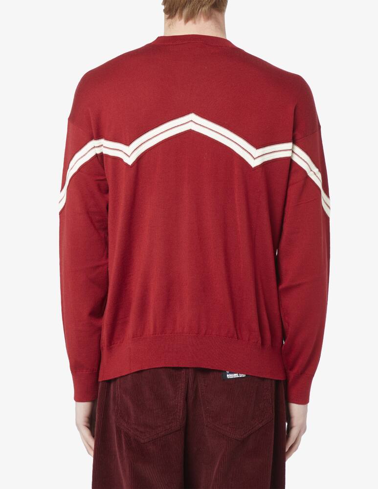 Emporio Armani Zig zag crewneck jumper - picture 3 Emporio Armani Zig zag crewneck jumper - picture 3