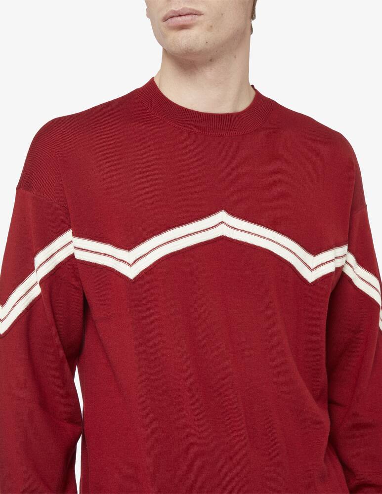 Emporio Armani Zig zag crewneck jumper - picture 4 Emporio Armani Zig zag crewneck jumper - picture 4
