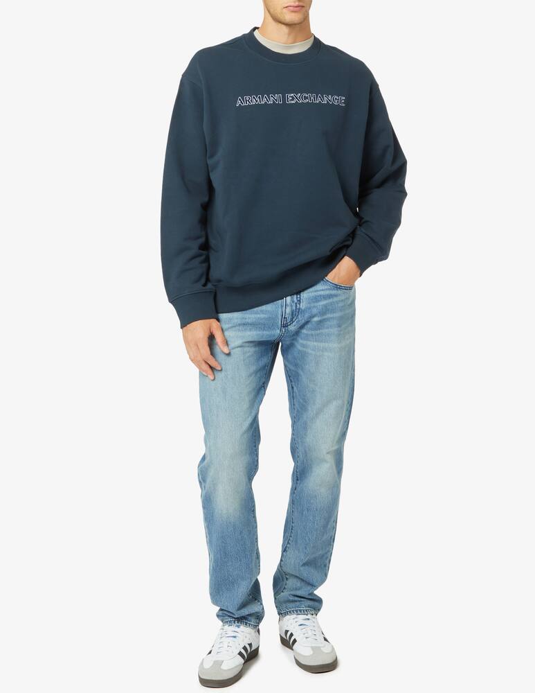 rinascente Armani Exchange Center writing sweatshirt