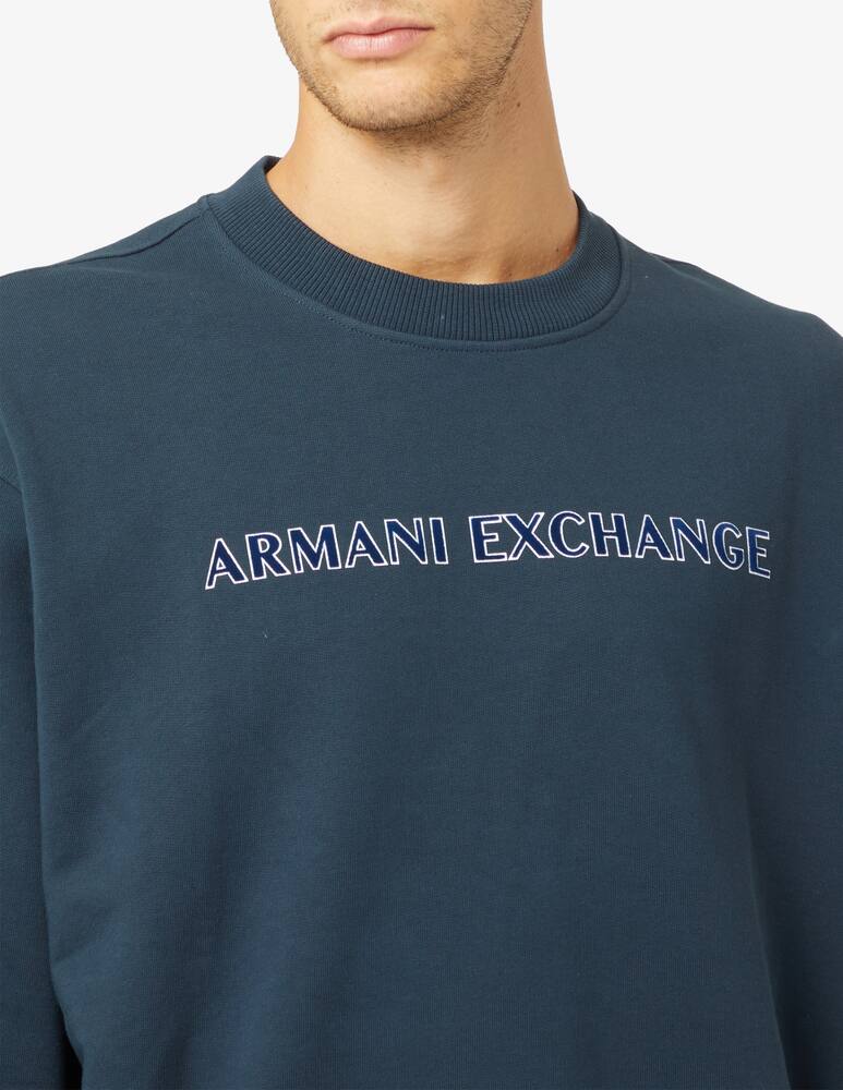 rinascente Armani Exchange Center writing sweatshirt