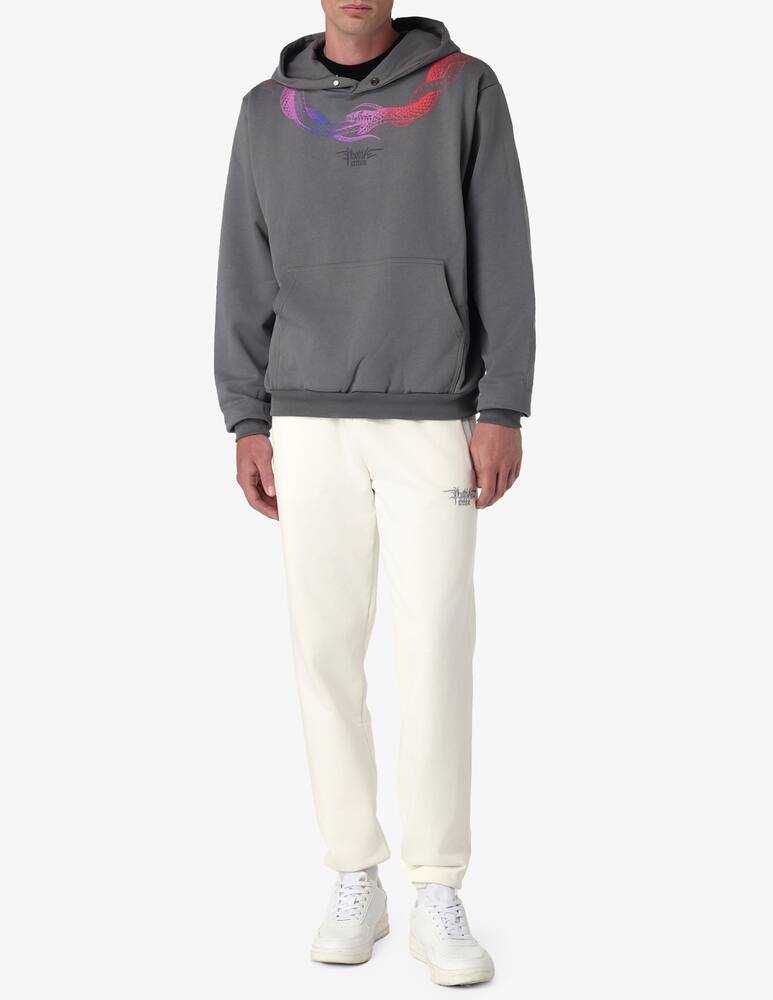 rinascente Phobia Red circle snake hoodie