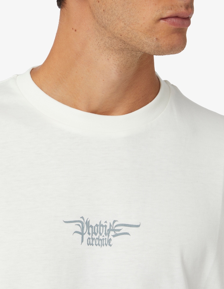 rinascente Phobia Reflective mouth short sleeves t-shirt