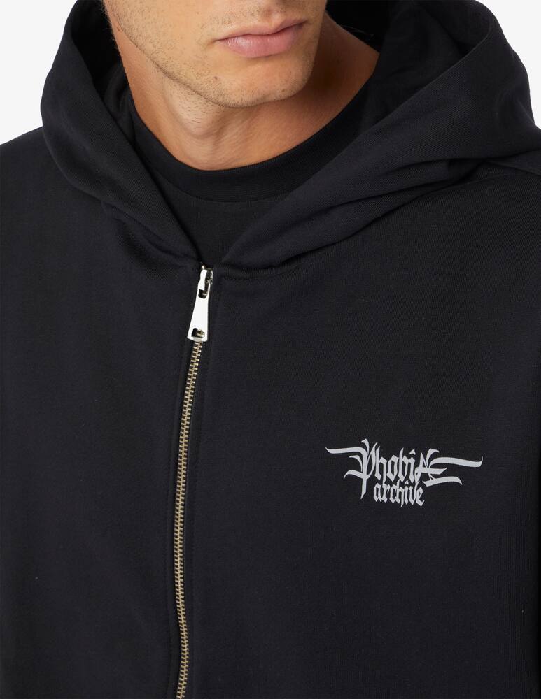 rinascente Phobia Full zip foggy hoodie