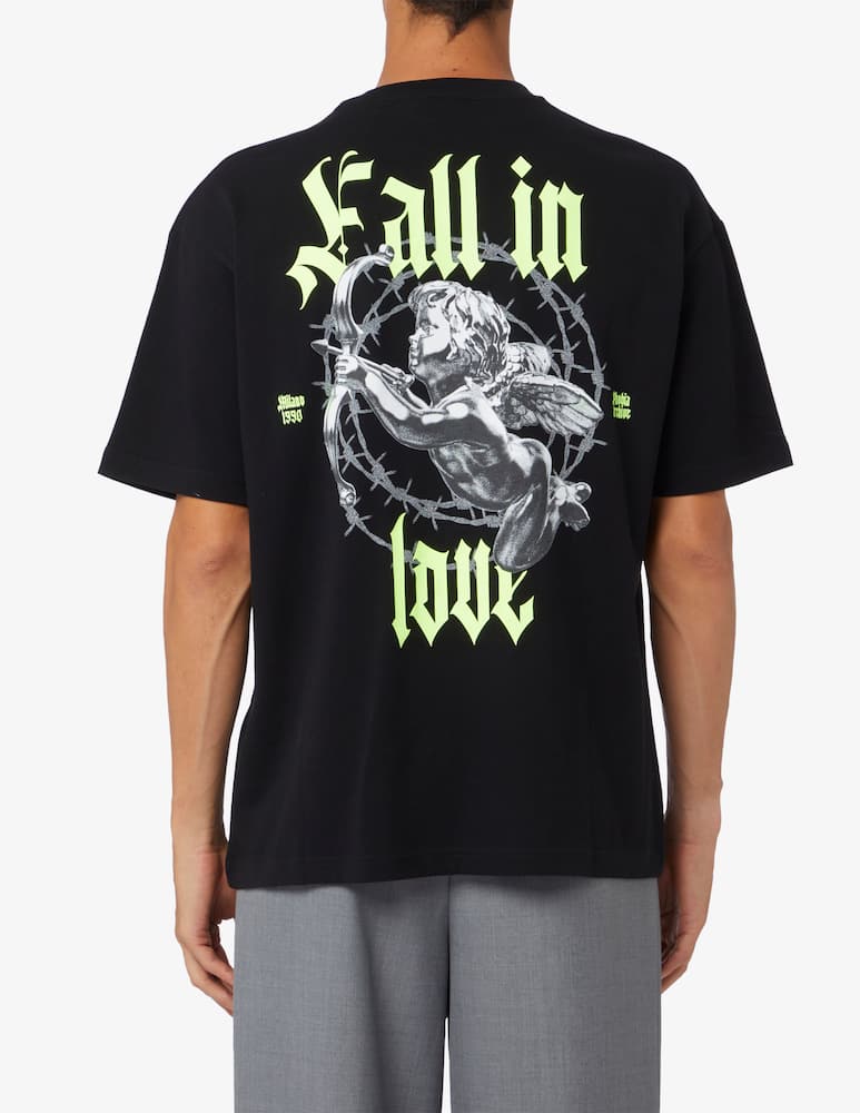 rinascente Phobia Metallic putto short sleeves t-shirt