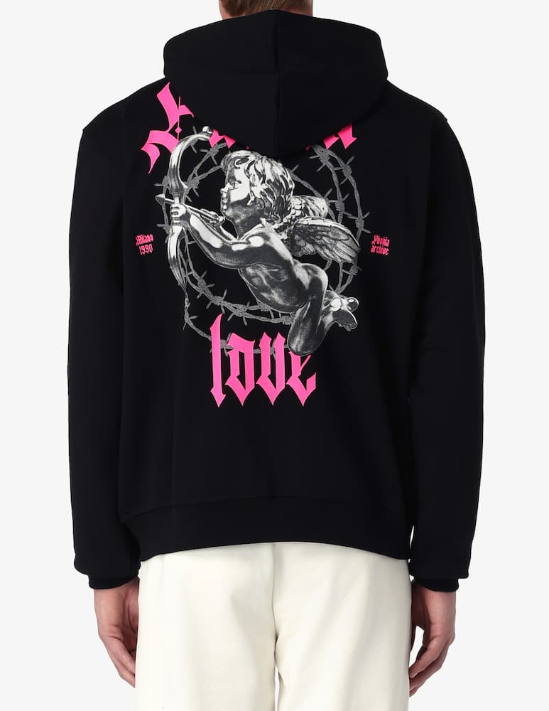 rinascente Phobia Metallic putto hoodie