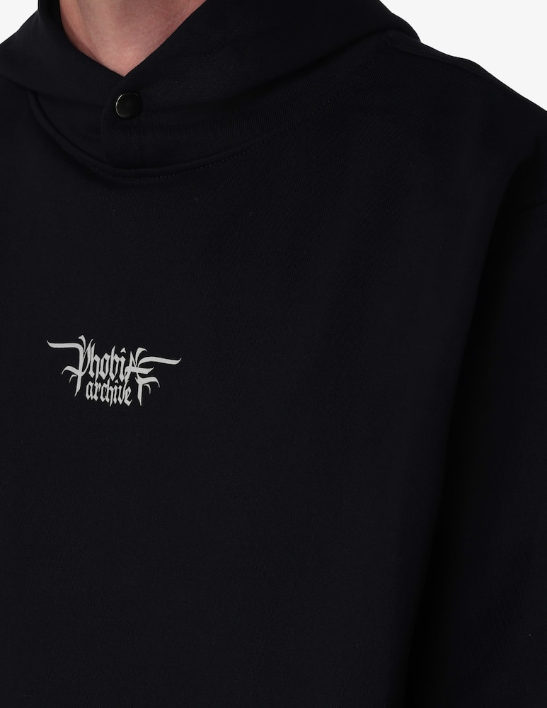 rinascente Phobia Metallic putto hoodie