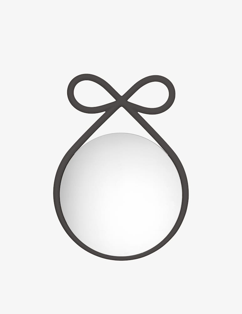 rinascente Qeeboo Ribbon Mirror Black