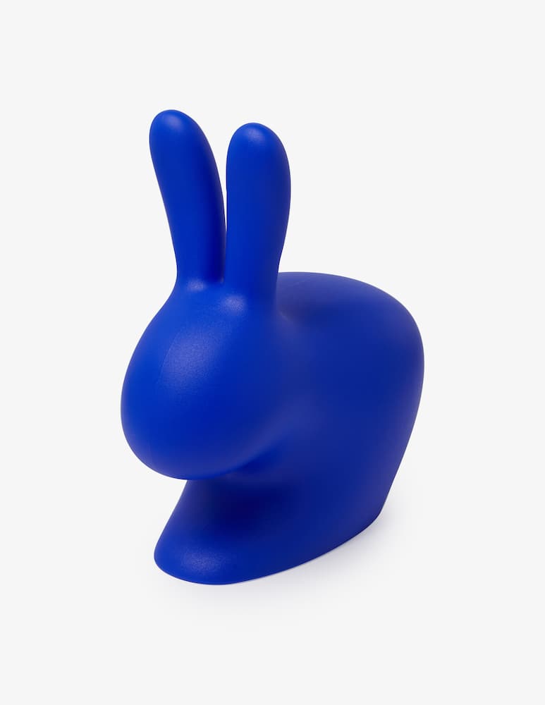 Qeeboo Sgabello Rabbit Baby Blu Elettrico - immagine 1 Qeeboo Sgabello Rabbit Baby Blu Elettrico - immagine 1