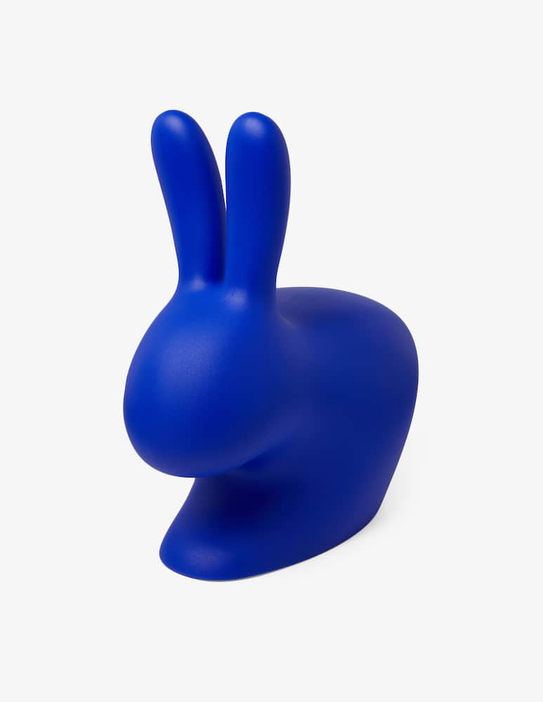 Qeeboo Sgabello Rabbit Blu Elettrico - immagine 1 Qeeboo Sgabello Rabbit Blu Elettrico - immagine 1