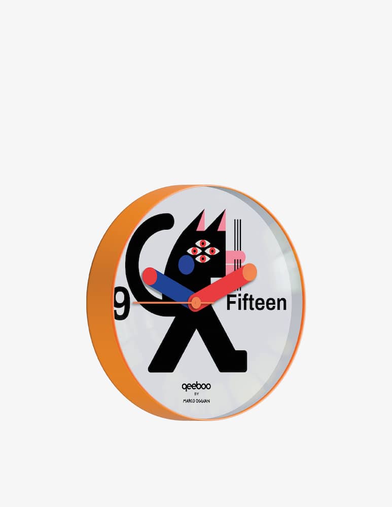 rinascente Qeeboo Black Cat Orologio