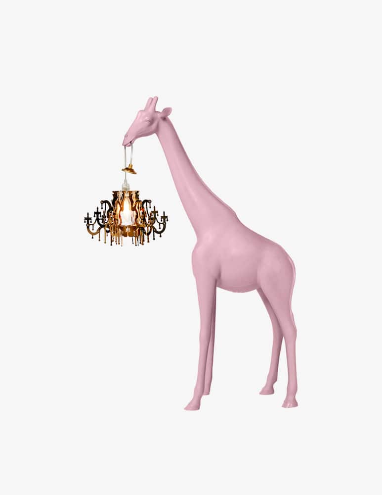 Qeeboo Giraffe in love XS Pink - immagine 1 Qeeboo Giraffe in love XS Pink - immagine 1