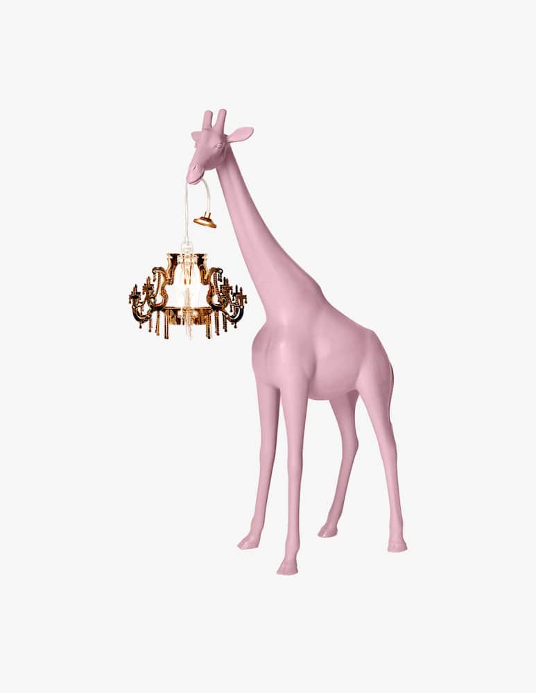 Qeeboo Giraffe in love XS Pink - immagine 2 Qeeboo Giraffe in love XS Pink - immagine 2