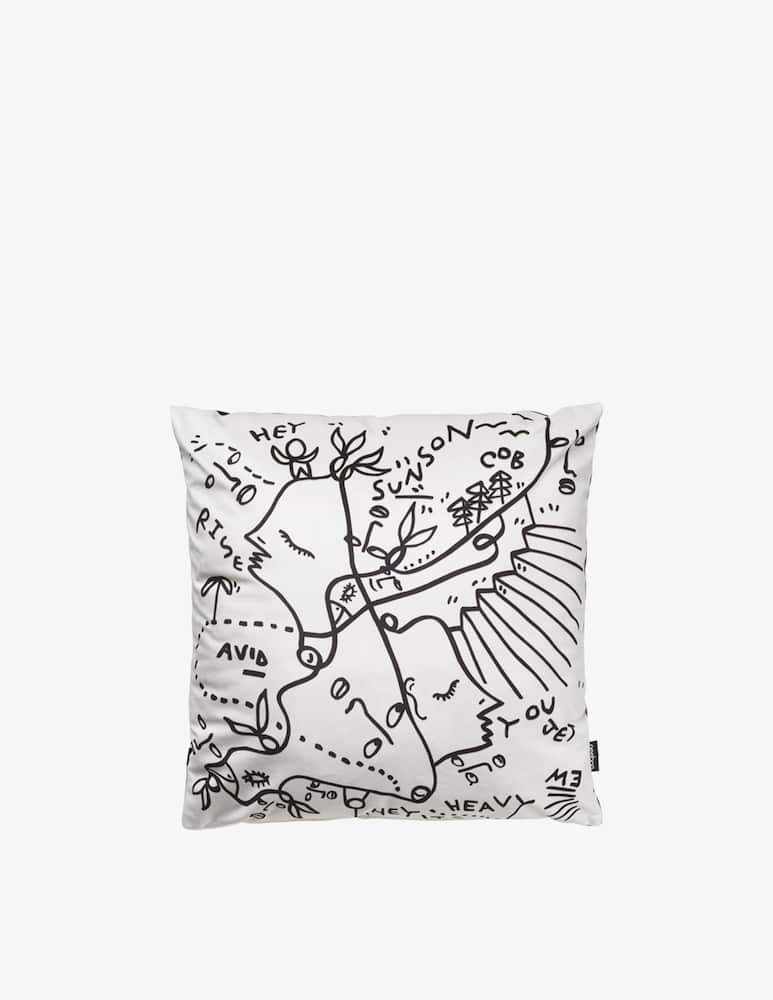 Qeeboo Energetic Expressions Cushion - picture 1 Qeeboo Energetic Expressions Cushion - picture 1