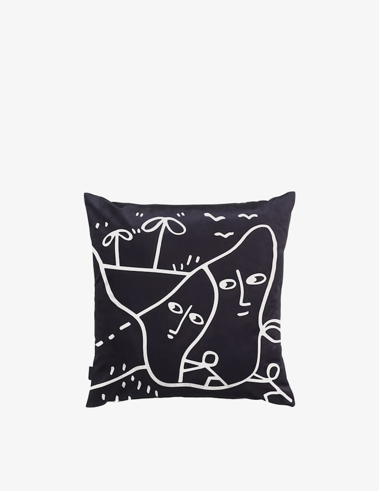 Qeeboo Peaceful Place Cushion - picture 2 Qeeboo Peaceful Place Cushion - picture 2