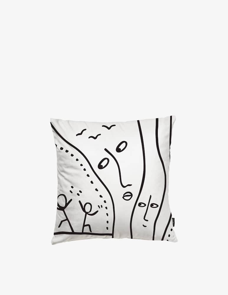 Qeeboo Cuscino Silent Shadows - immagine 1 Qeeboo Cuscino Silent Shadows - immagine 1