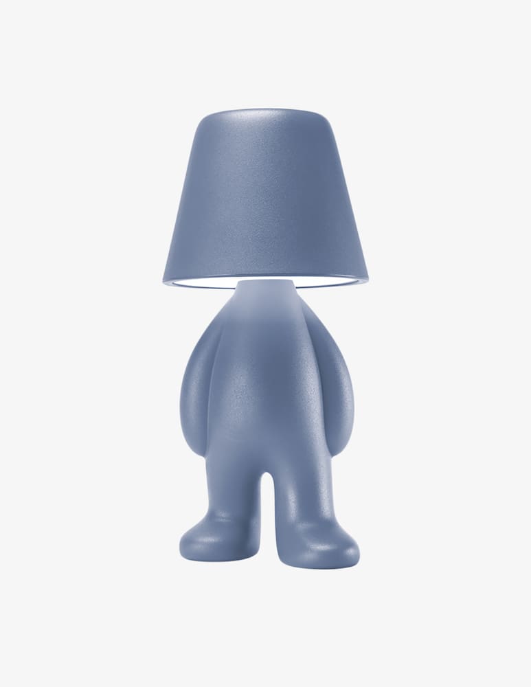 Qeeboo Bigger Brother Lampada Da Tavolo Azzurra - immagine 1 Qeeboo Bigger Brother Lampada Da Tavolo Azzurra - immagine 1
