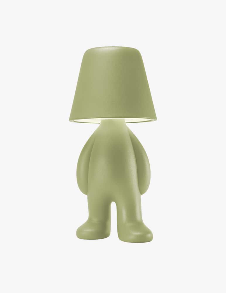 Qeeboo Bigger Brother Lampada Da Tavolo Verde - immagine 1 Qeeboo Bigger Brother Lampada Da Tavolo Verde - immagine 1