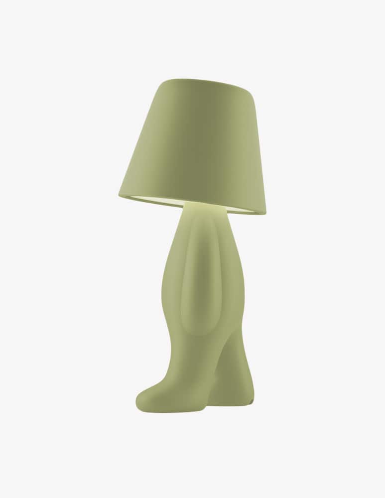 Qeeboo Bigger Brother Lampada Da Tavolo Verde - immagine 2 Qeeboo Bigger Brother Lampada Da Tavolo Verde - immagine 2