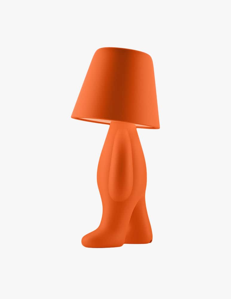 Qeeboo Bigger Brother Lampada Da Tavolo Arancio Scuro - immagine 2 Qeeboo Bigger Brother Lampada Da Tavolo Arancio Scuro - immagine 2