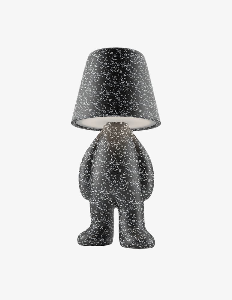Qeeboo Bigger Brother Lampada Da Tavolo Mix Nera - immagine 1 Qeeboo Bigger Brother Lampada Da Tavolo Mix Nera - immagine 1