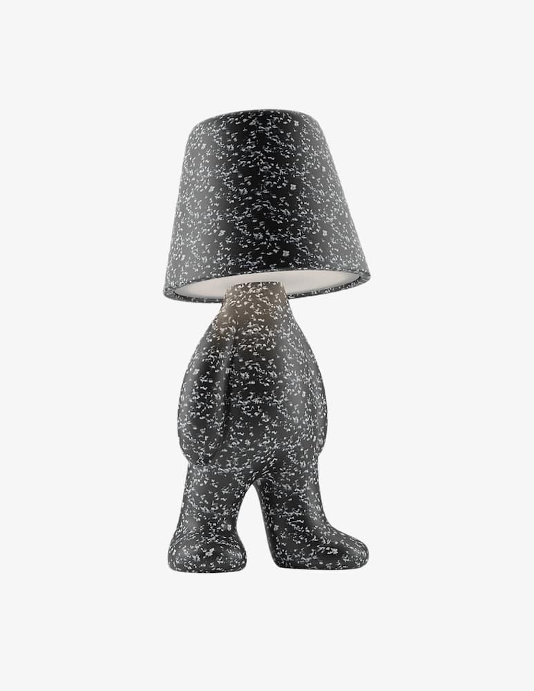 Qeeboo Bigger Brother Lampada Da Tavolo Mix Nera - immagine 3 Qeeboo Bigger Brother Lampada Da Tavolo Mix Nera - immagine 3