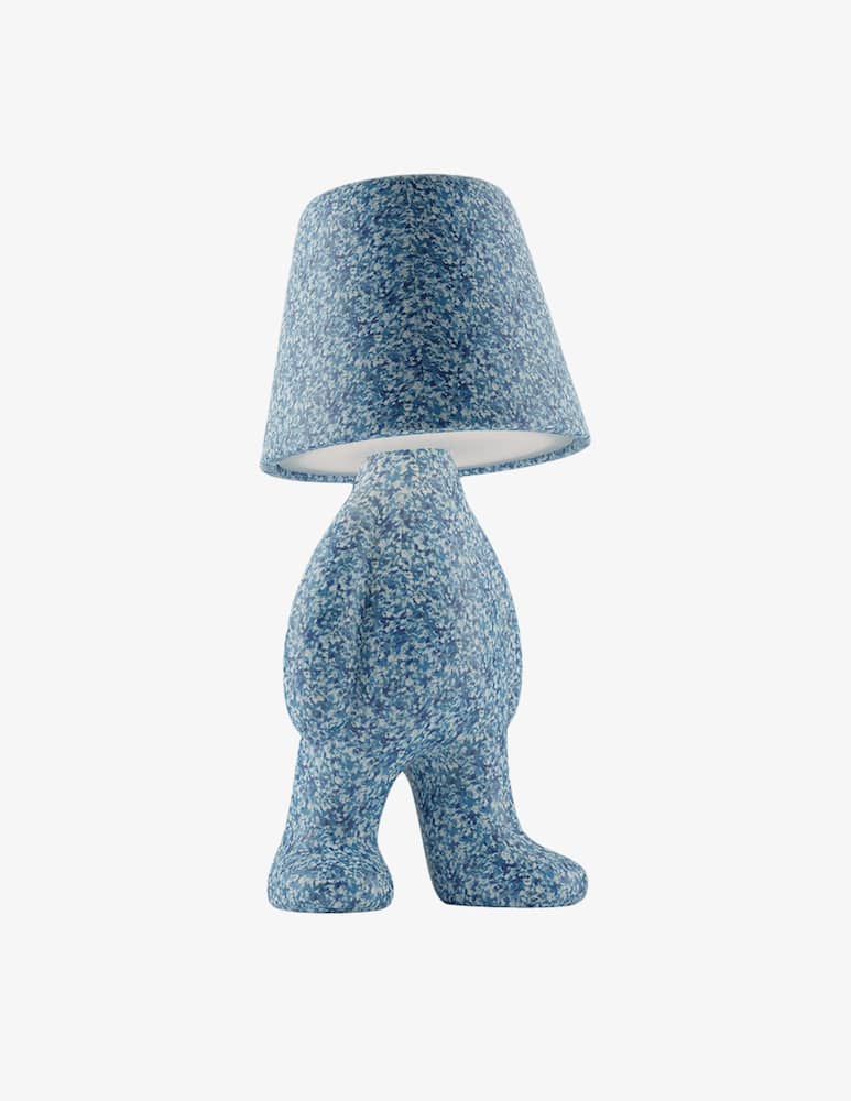 Qeeboo Bigger Brother Lampada Da Tavolo Mix Blu - immagine 3 Qeeboo Bigger Brother Lampada Da Tavolo Mix Blu - immagine 3
