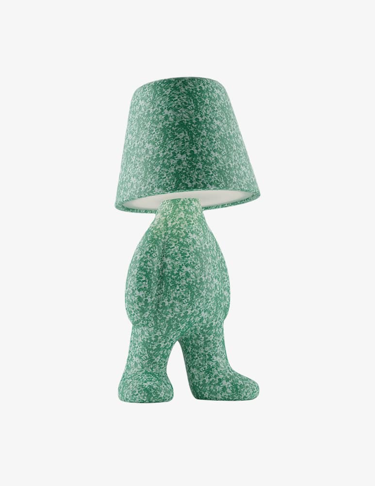 Qeeboo Bigger Brother Lampada Da Tavolo Mix Verde - immagine 3 Qeeboo Bigger Brother Lampada Da Tavolo Mix Verde - immagine 3