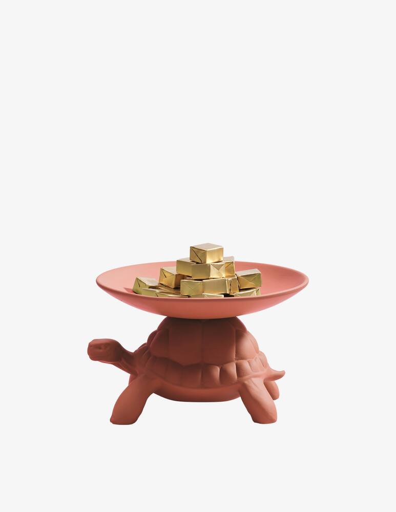 Qeeboo Turtle Carry XS Svuotatasche Terracotta - immagine 2 Qeeboo Turtle Carry XS Svuotatasche Terracotta - immagine 2