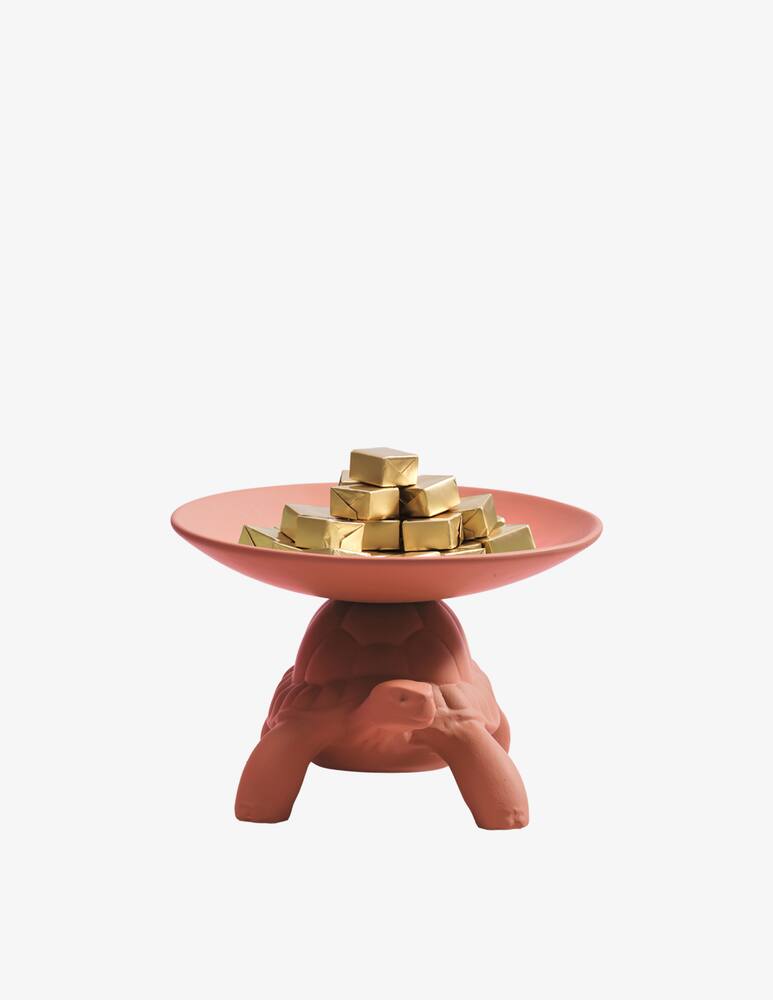 Qeeboo Turtle Carry XS Svuotatasche Terracotta - immagine 3 Qeeboo Turtle Carry XS Svuotatasche Terracotta - immagine 3