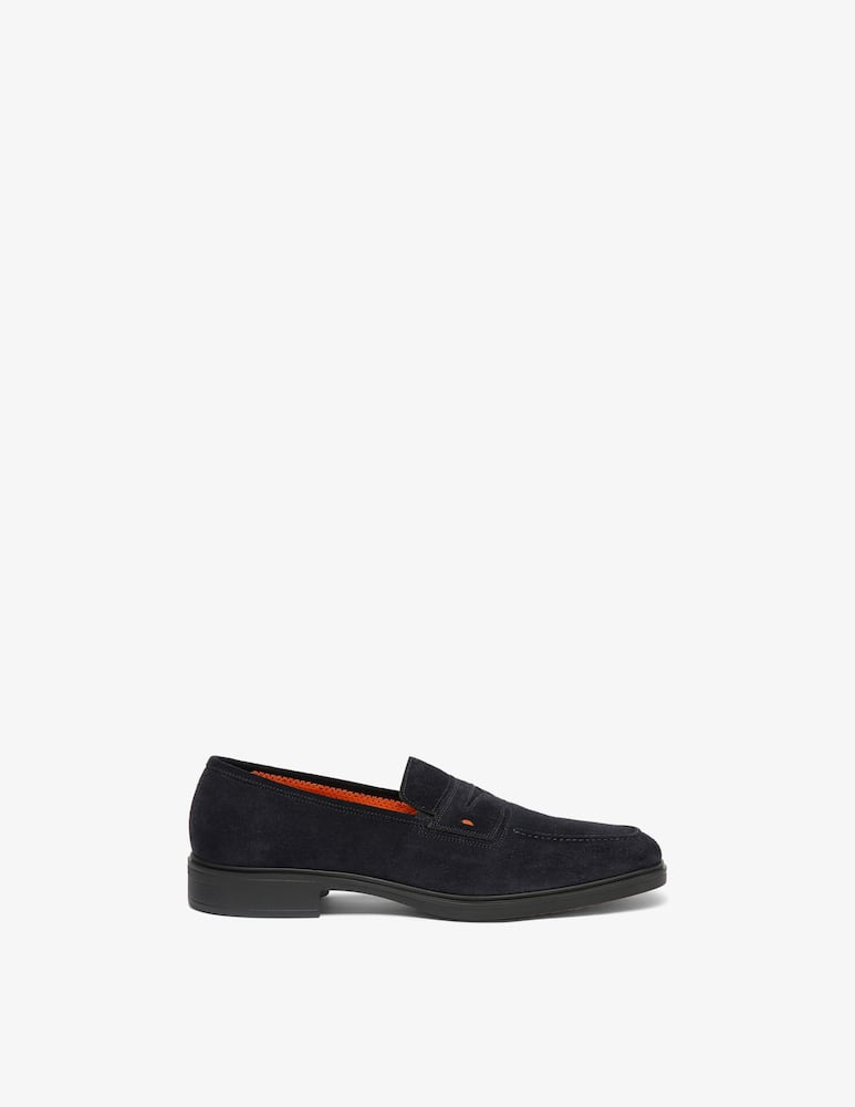 Santoni Suede penny loafers - picture 1 Santoni Suede penny loafers - picture 1