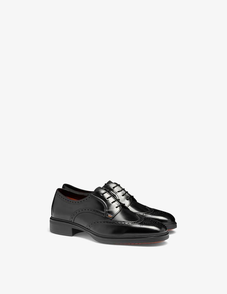 Santoni Derby brogue in pelle - immagine 3 Santoni Derby brogue in pelle - immagine 3