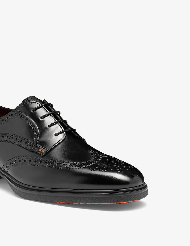 Santoni Derby brogue in pelle - immagine 4 Santoni Derby brogue in pelle - immagine 4
