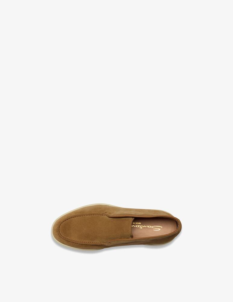 rinascente Santoni Desert stivaletto in suede marrone chiaro