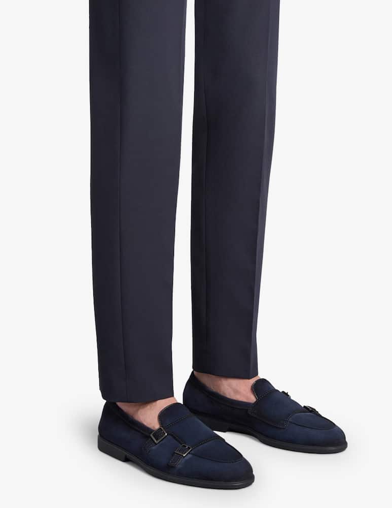 Santoni Monk suede loafers - picture 2 Santoni Monk suede loafers - picture 2