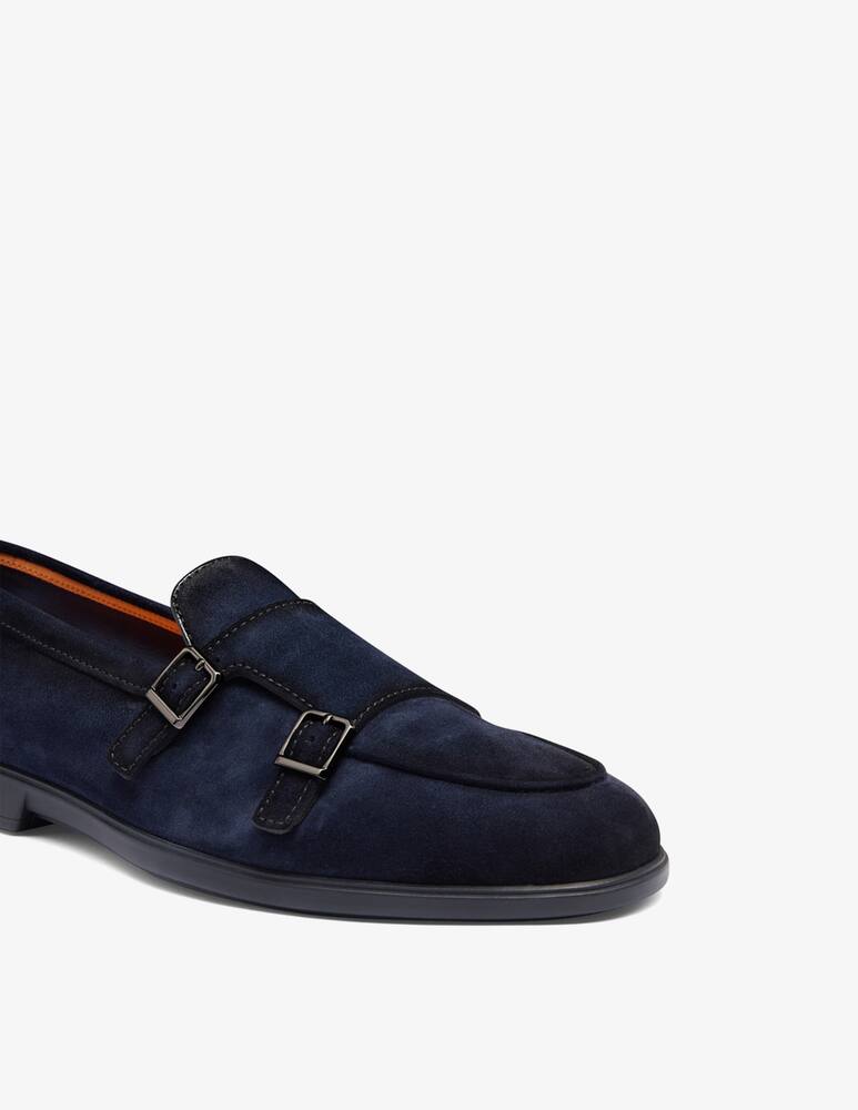 Santoni Monk suede loafers - picture 6 Santoni Monk suede loafers - picture 6
